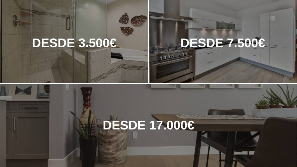 Nuestros precios Proyectos Utopic - Reformas